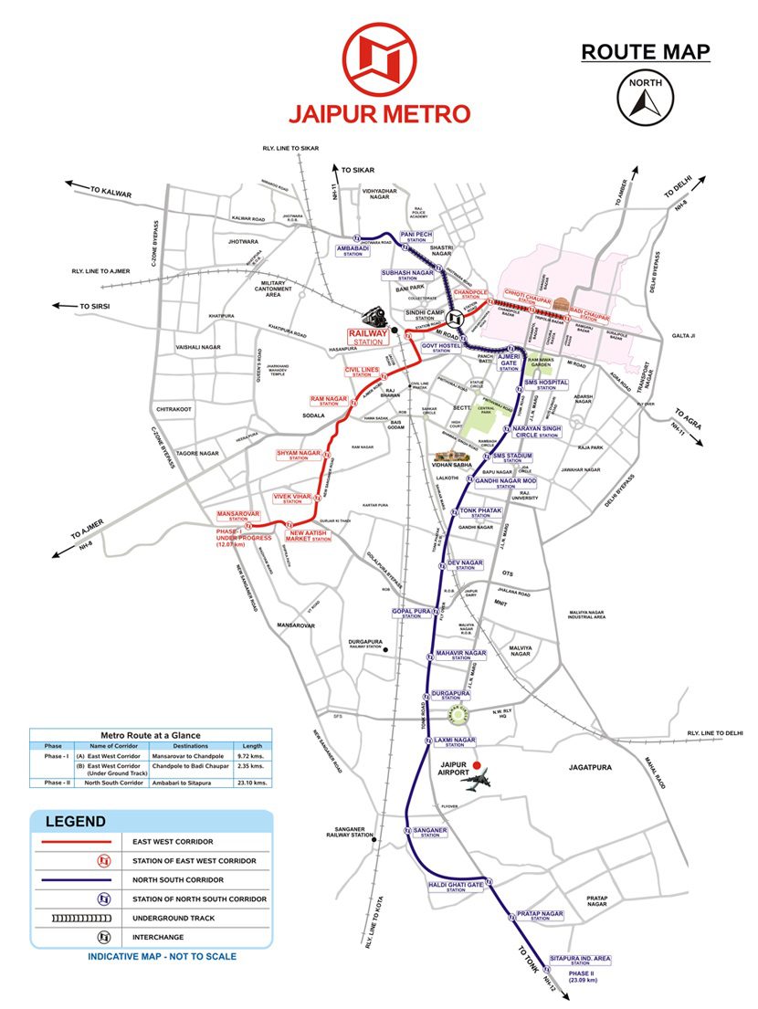 New Aatish Market Metro Station Jaipur - View 2