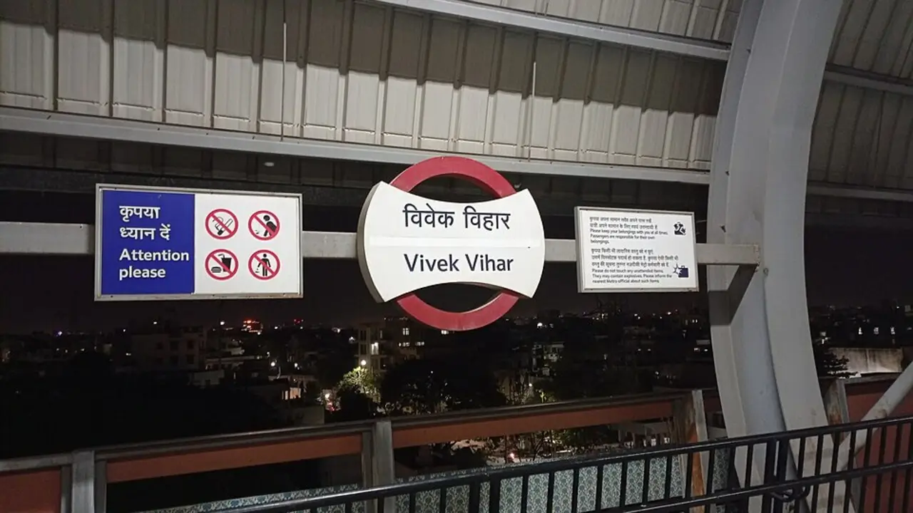 Vivek Vihar Metro Station