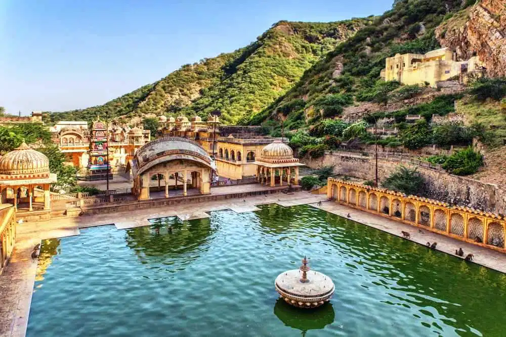Galtaji Temple (Monkey Temple) - Jaipur Tourist Attraction